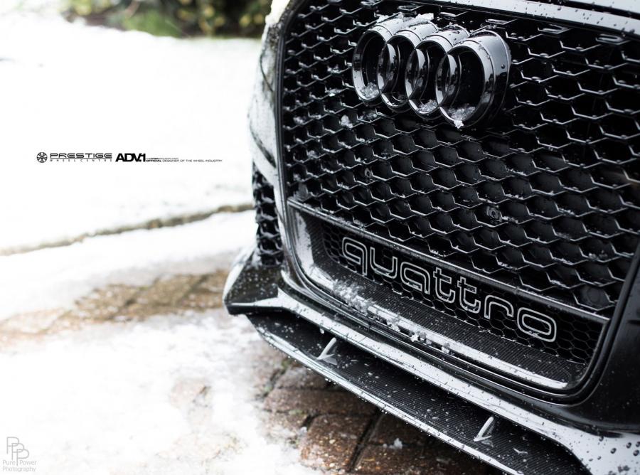 Логотип Audi RS6 Avant on ADV.1 Wheels (ADV08TRACK) 2015 года  (фото 14 из 19)